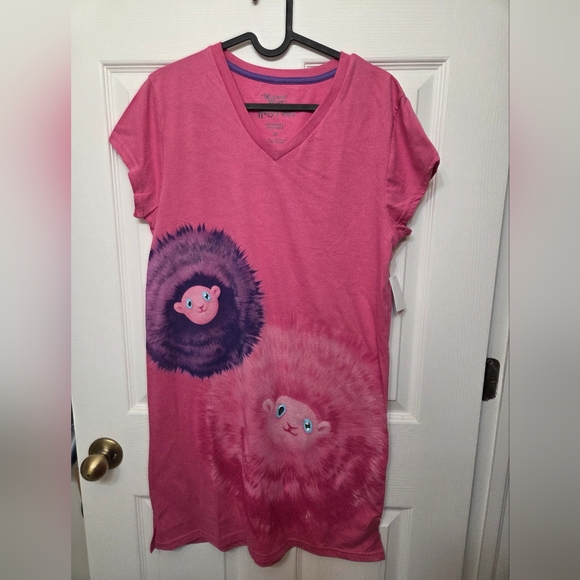 Harry Potter Univeral Studios Wizarding World NWT Women's Nightgown Pygmy Puff - Picture 1 of 5